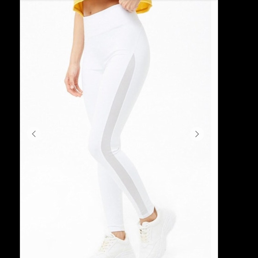 Active Mesh-Trim Leggings